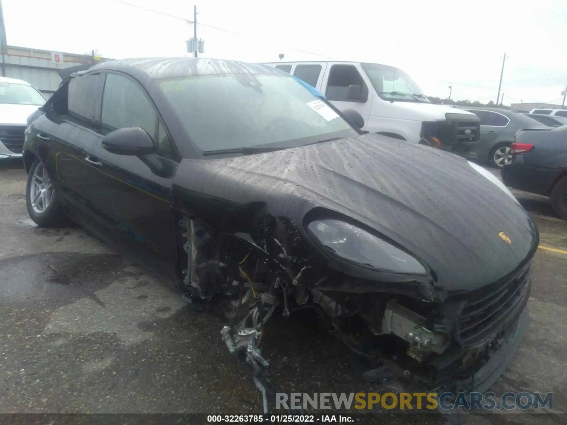 1 Photograph of a damaged car WP1AA2A57LLB09564 PORSCHE MACAN 2020