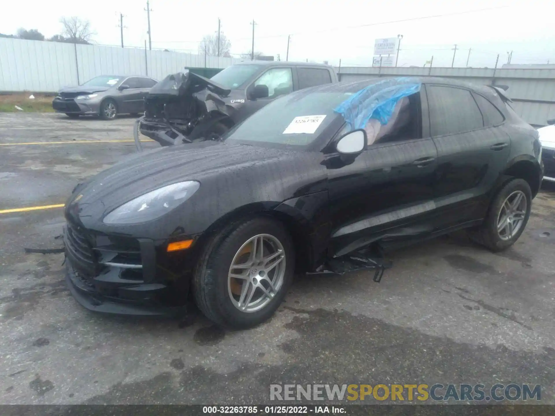 2 Photograph of a damaged car WP1AA2A57LLB09564 PORSCHE MACAN 2020