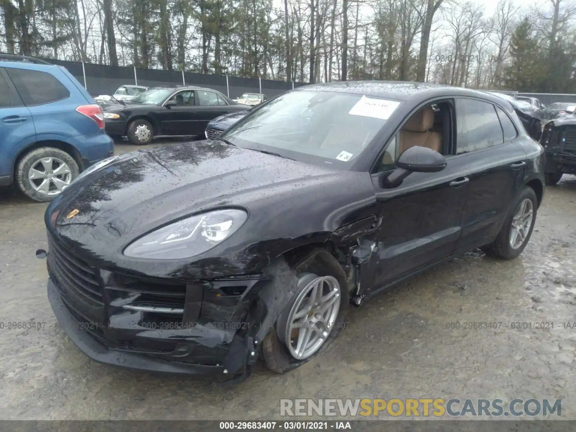 2 Photograph of a damaged car WP1AA2A57LLB12514 PORSCHE MACAN 2020