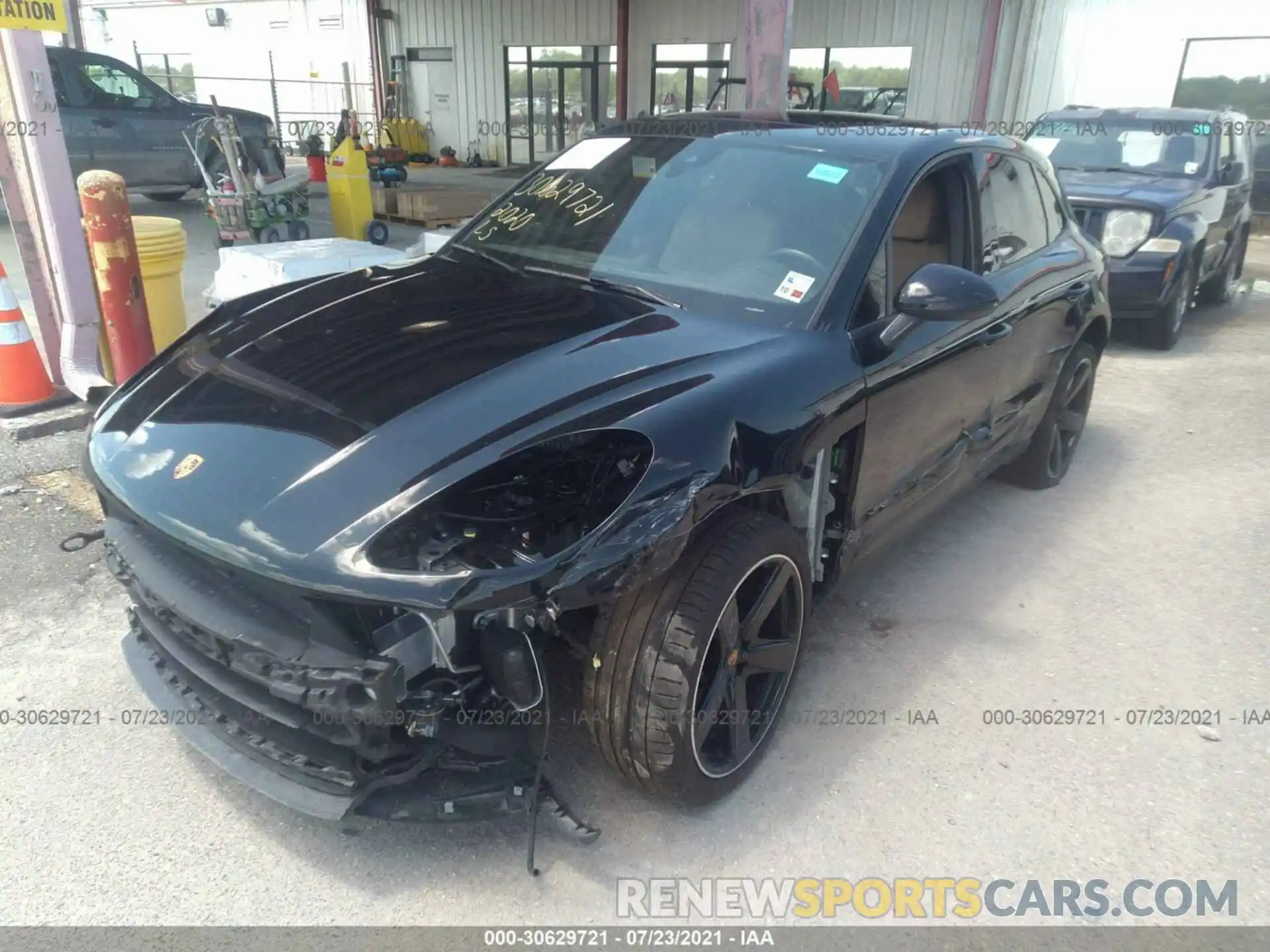 2 Photograph of a damaged car WP1AA2A57LLB13212 PORSCHE MACAN 2020