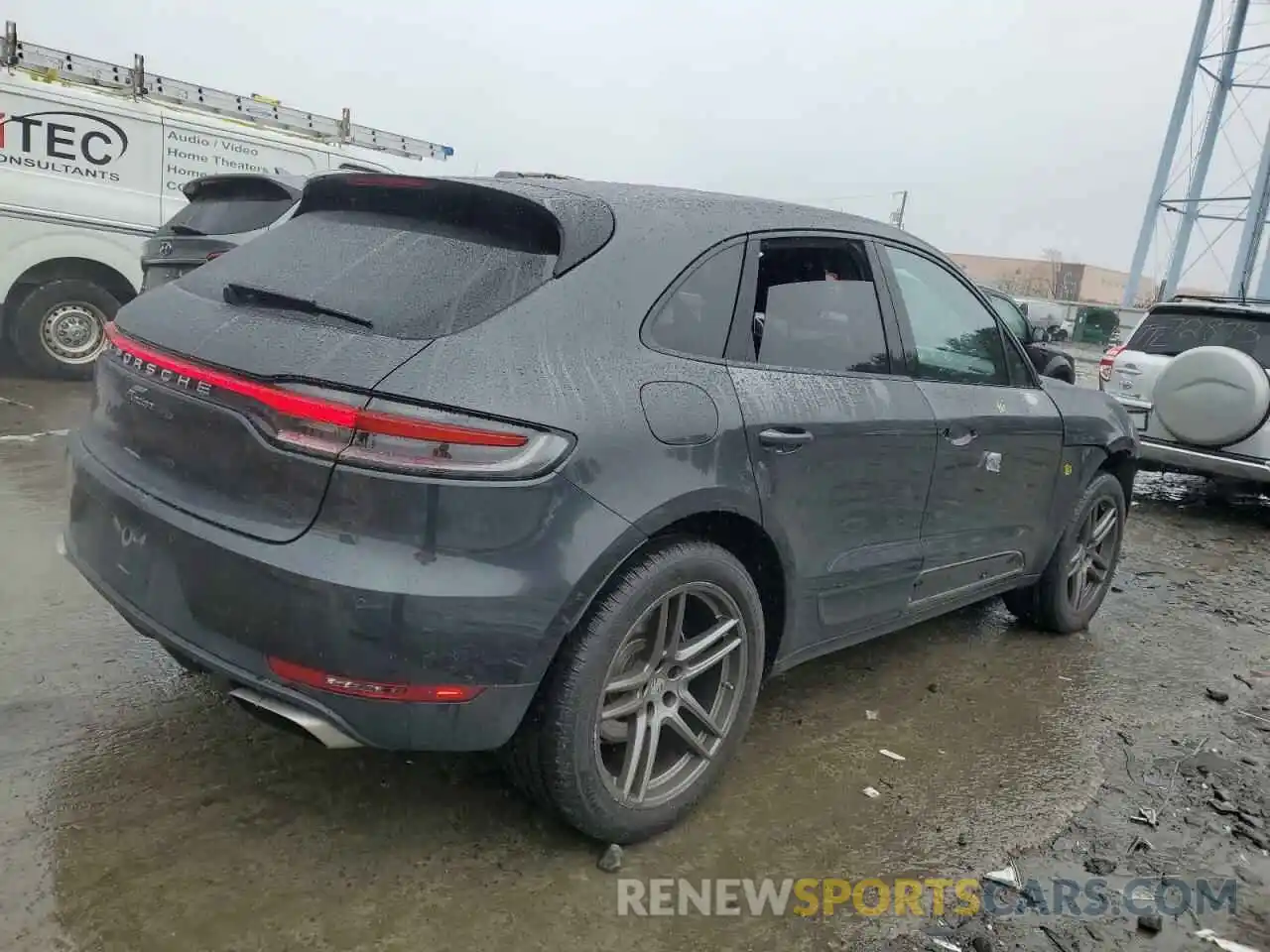 3 Фотография поврежденного автомобиля WP1AA2A57LLB13405 PORSCHE MACAN 2020