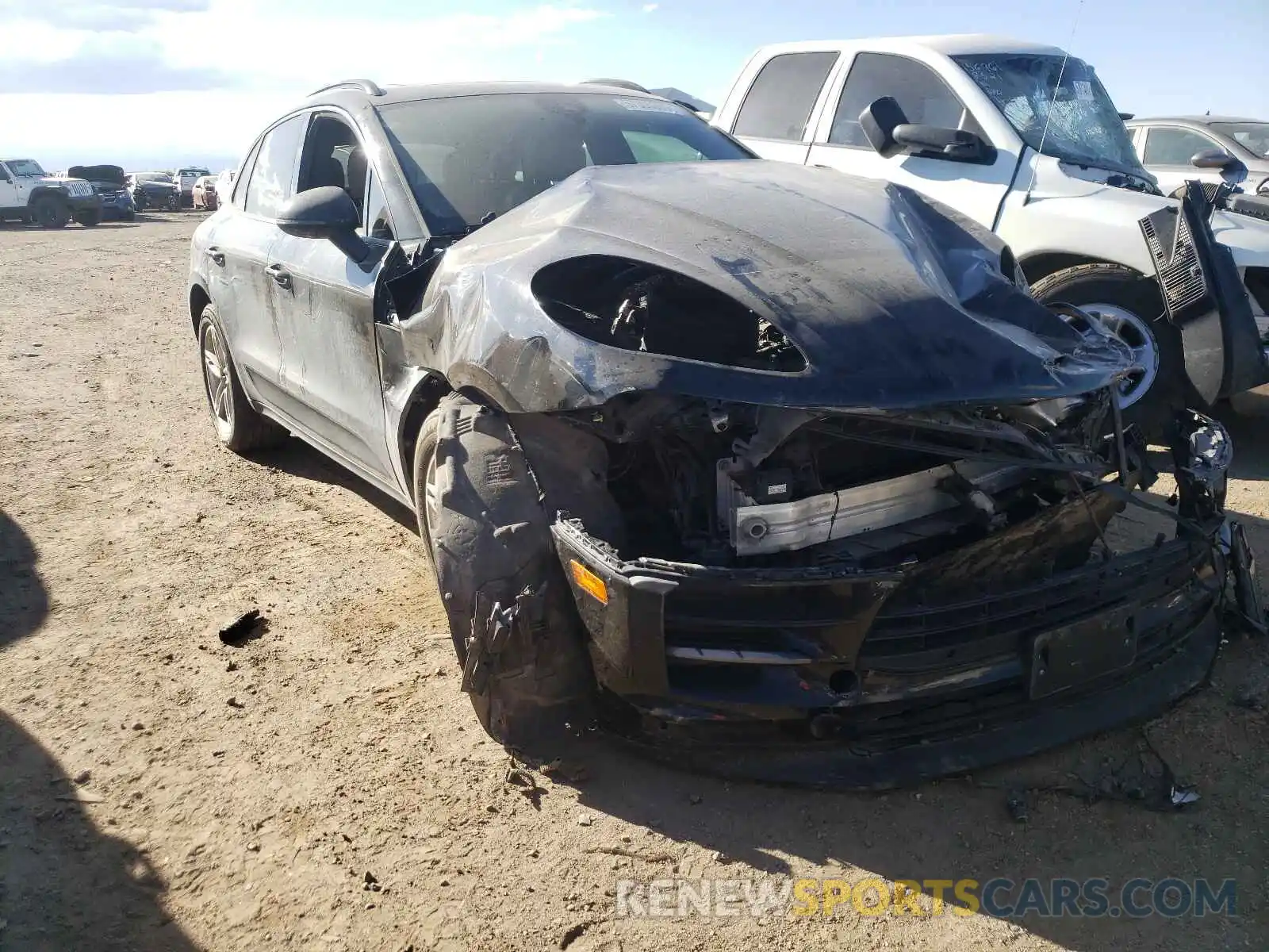 1 Photograph of a damaged car WP1AA2A58LLB01957 PORSCHE MACAN 2020