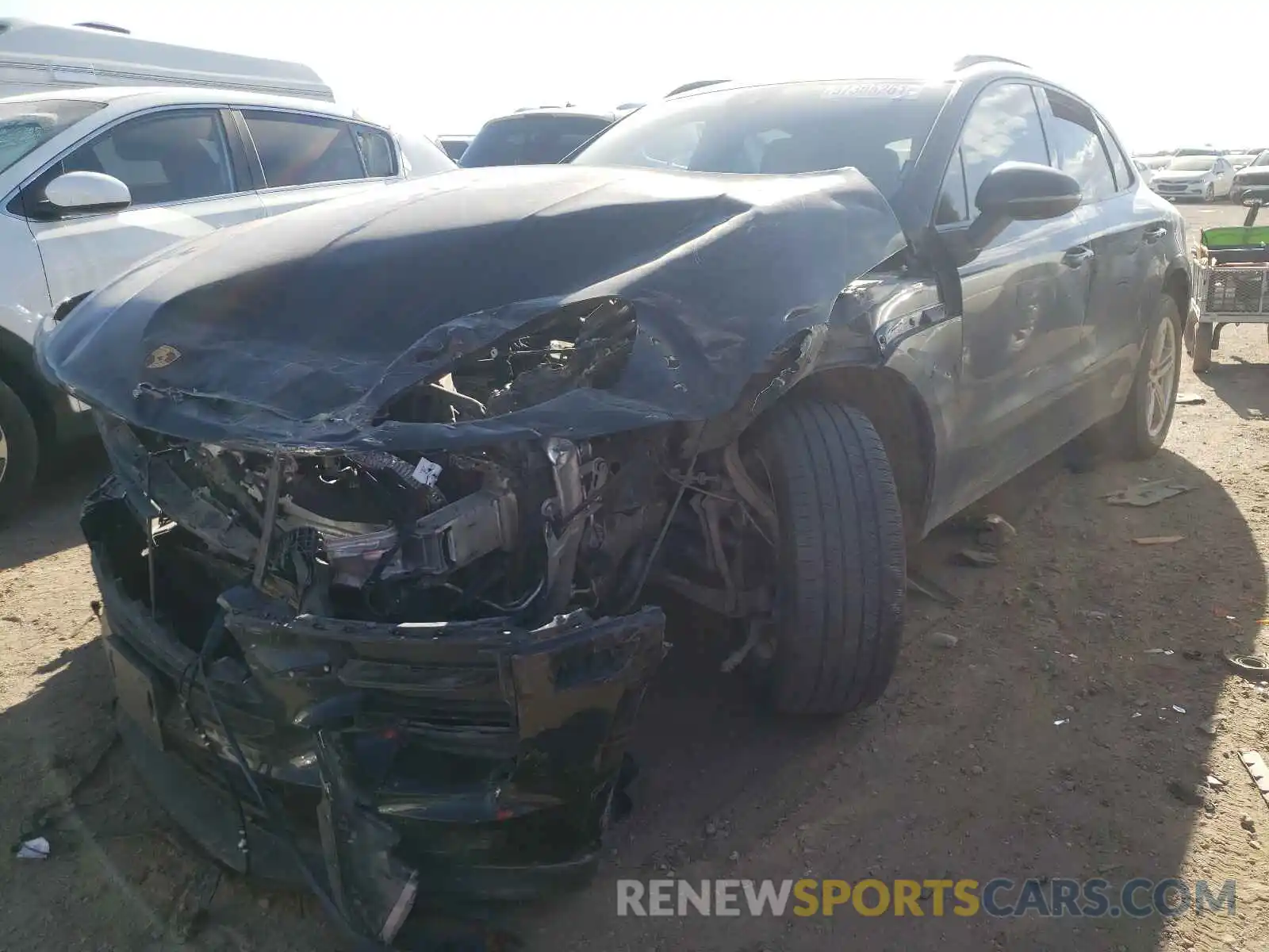 2 Photograph of a damaged car WP1AA2A58LLB01957 PORSCHE MACAN 2020