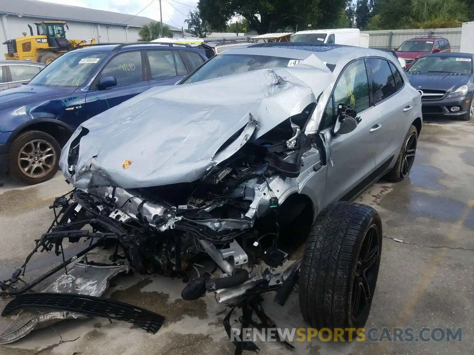 2 Photograph of a damaged car WP1AA2A58LLB03174 PORSCHE MACAN 2020