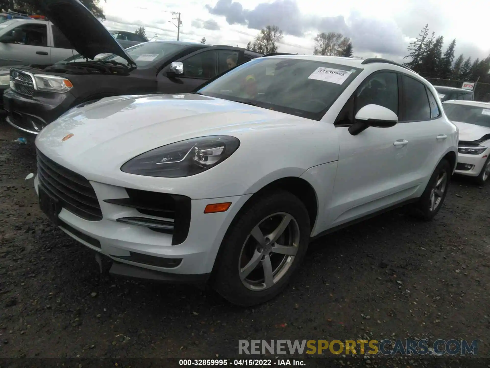 2 Photograph of a damaged car WP1AA2A58LLB03319 PORSCHE MACAN 2020