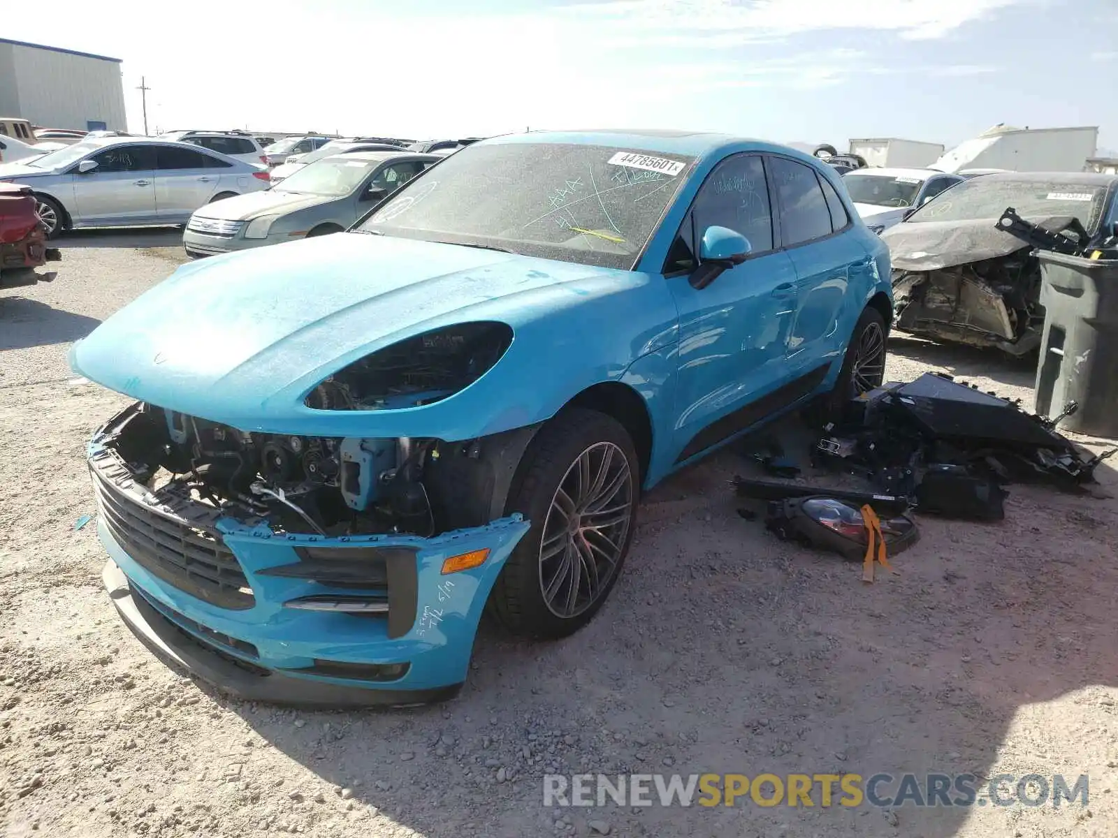 2 Photograph of a damaged car WP1AA2A58LLB05958 PORSCHE MACAN 2020