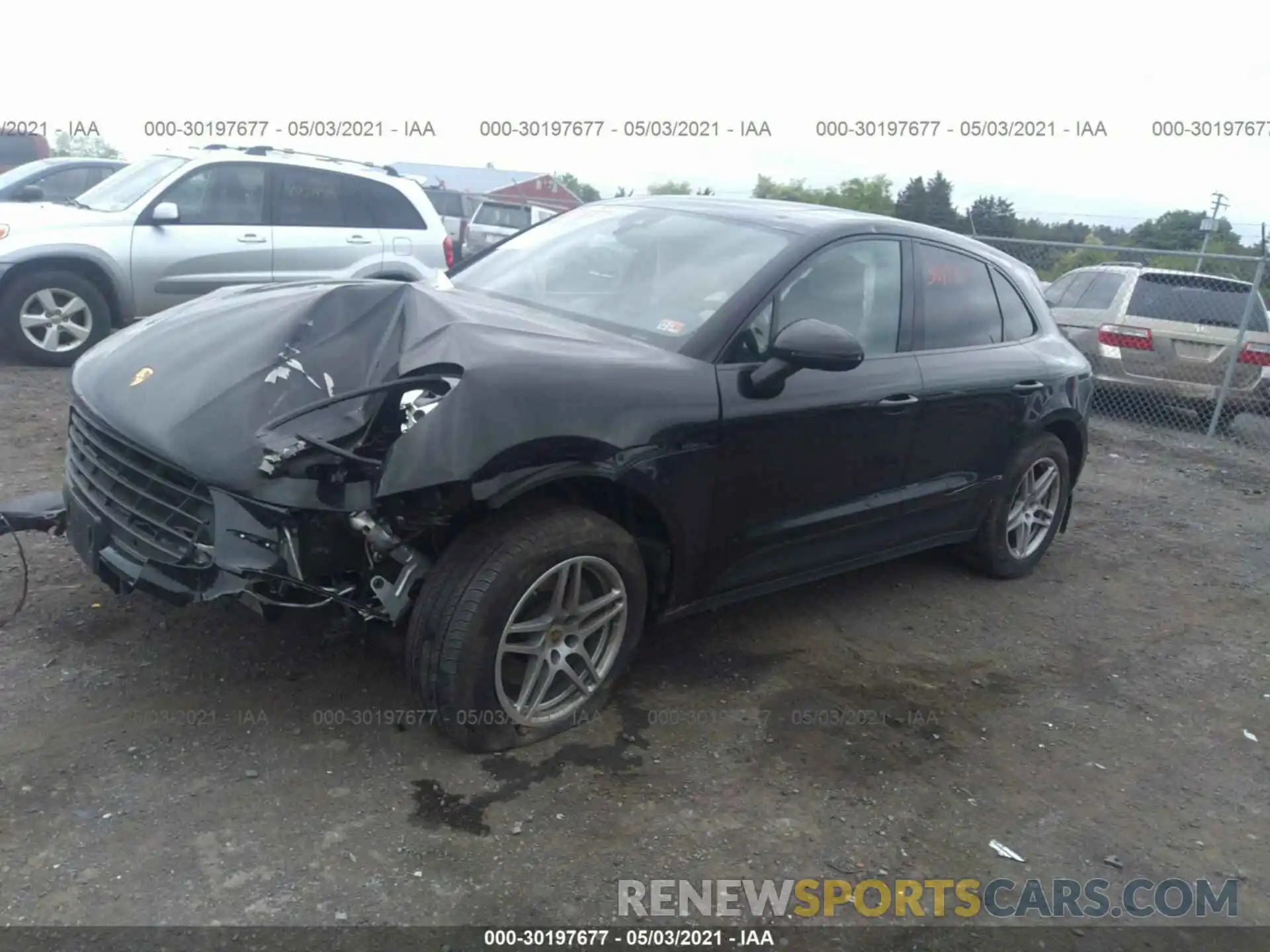 2 Photograph of a damaged car WP1AA2A58LLB06334 PORSCHE MACAN 2020