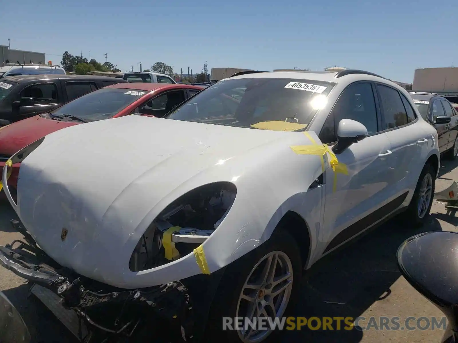 2 Photograph of a damaged car WP1AA2A58LLB06401 PORSCHE MACAN 2020