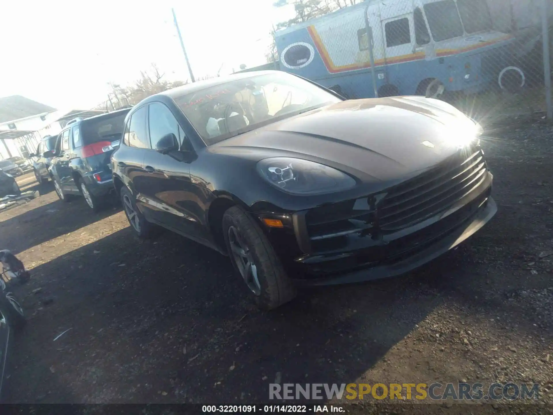 1 Photograph of a damaged car WP1AA2A58LLB09900 PORSCHE MACAN 2020