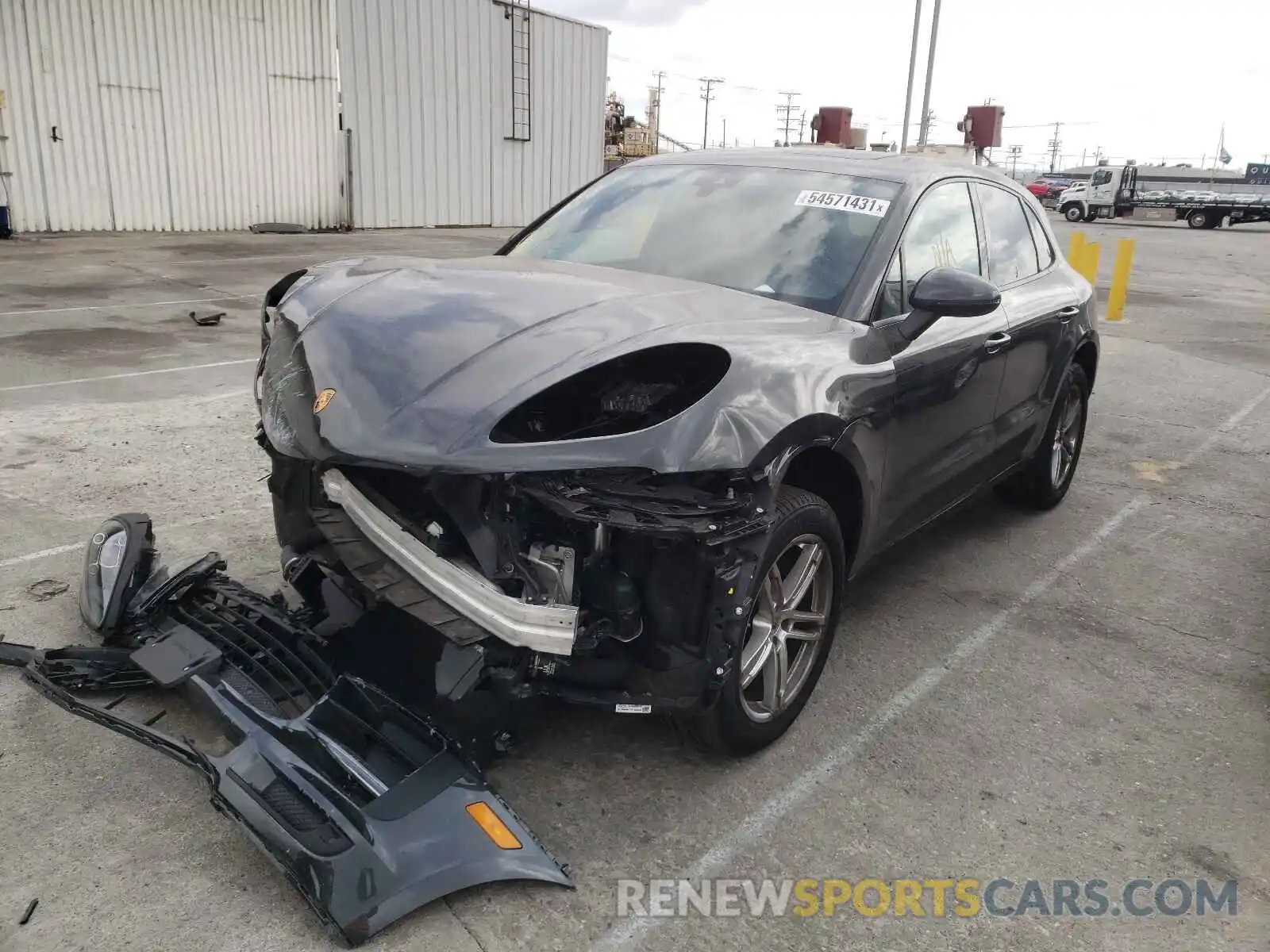 2 Photograph of a damaged car WP1AA2A58LLB14174 PORSCHE MACAN 2020