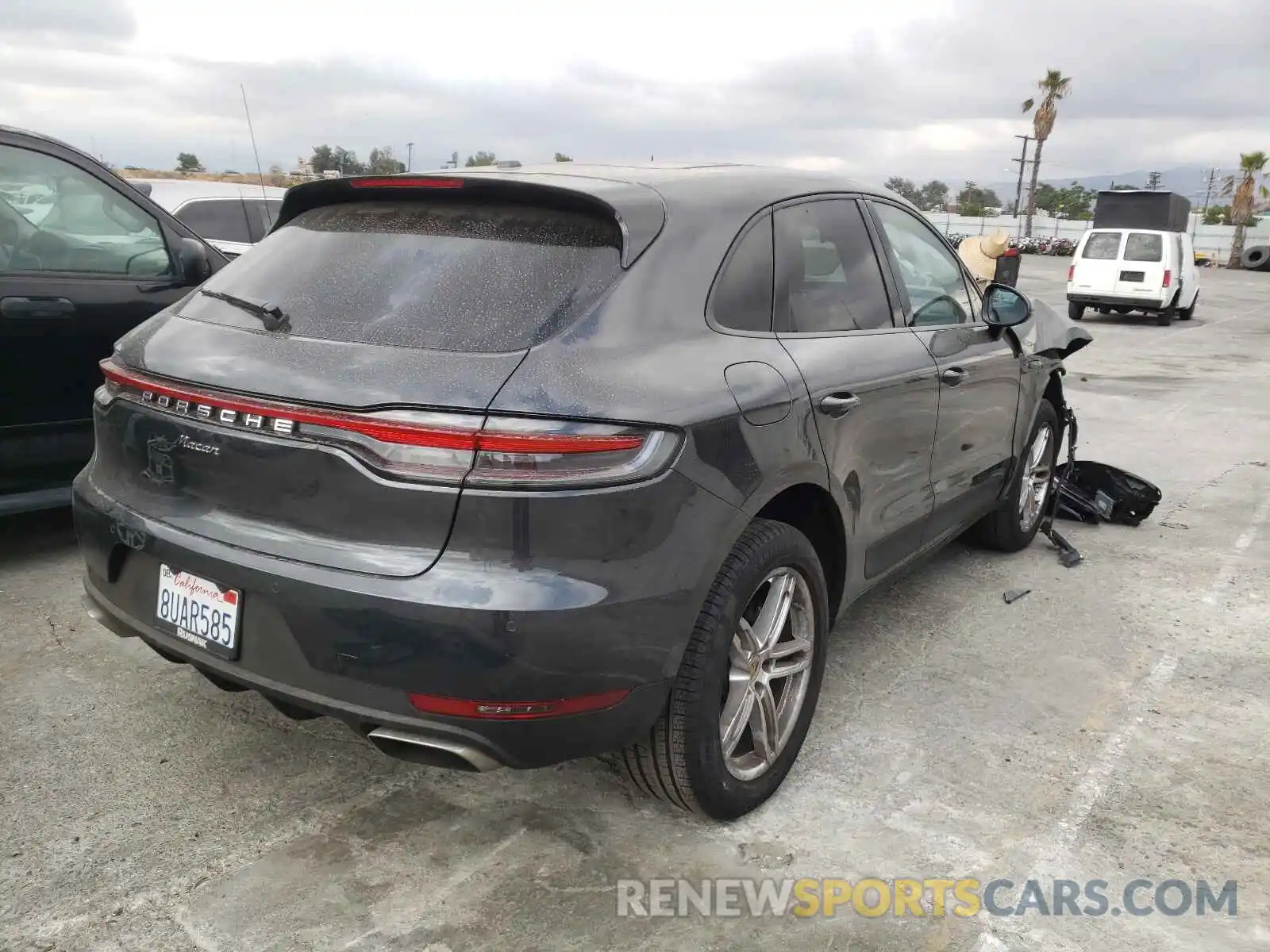 4 Photograph of a damaged car WP1AA2A58LLB14174 PORSCHE MACAN 2020