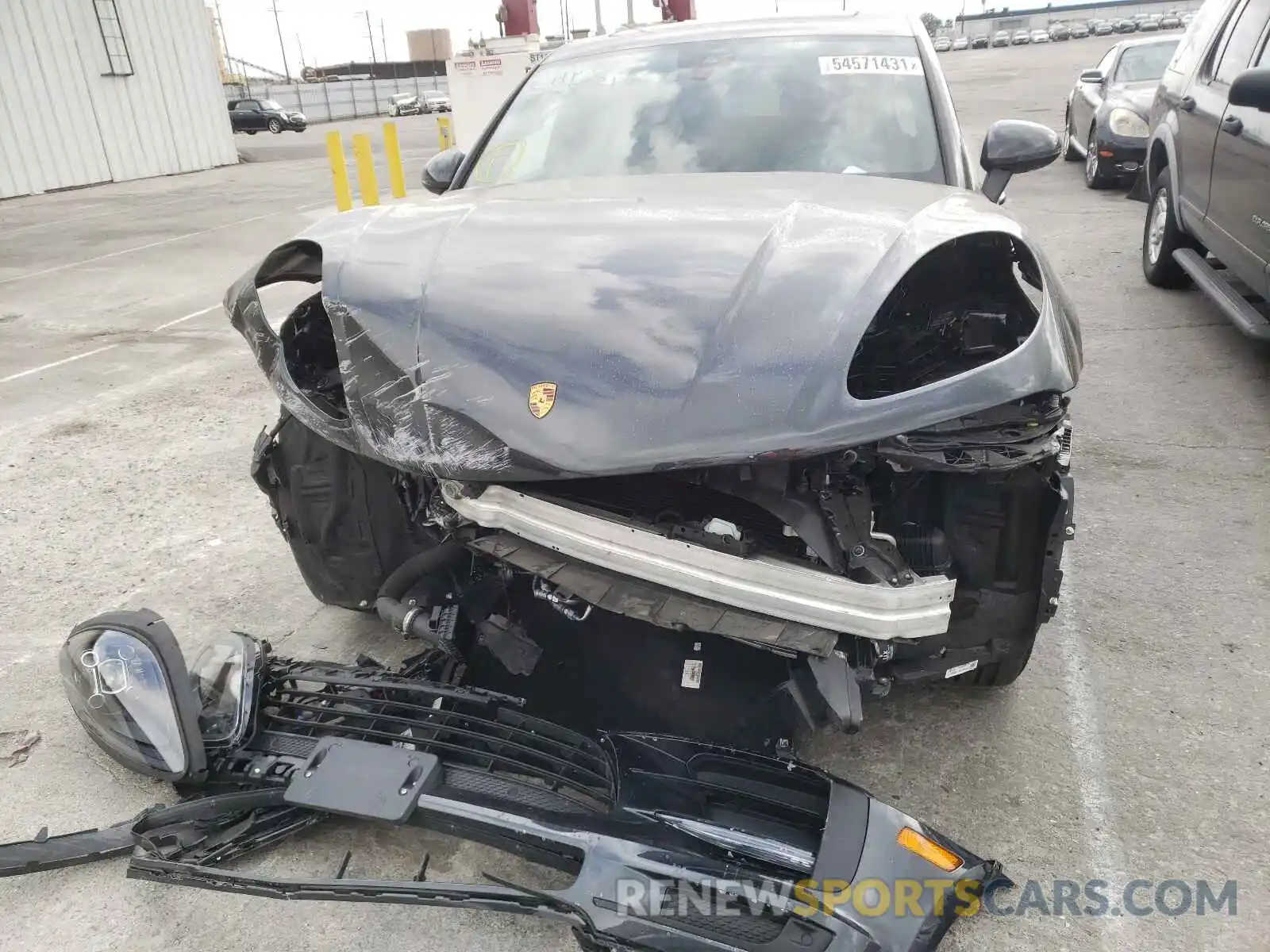 9 Photograph of a damaged car WP1AA2A58LLB14174 PORSCHE MACAN 2020