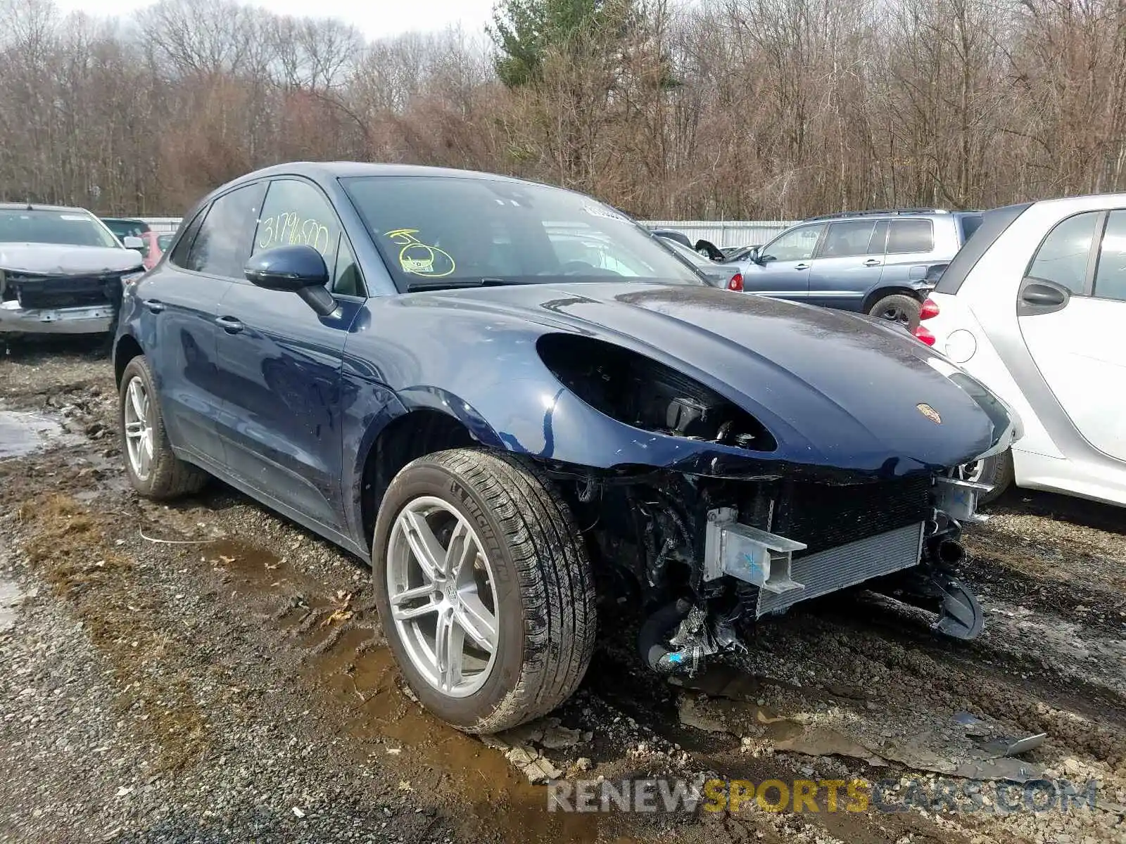 1 Photograph of a damaged car WP1AA2A59LLB00106 PORSCHE MACAN 2020