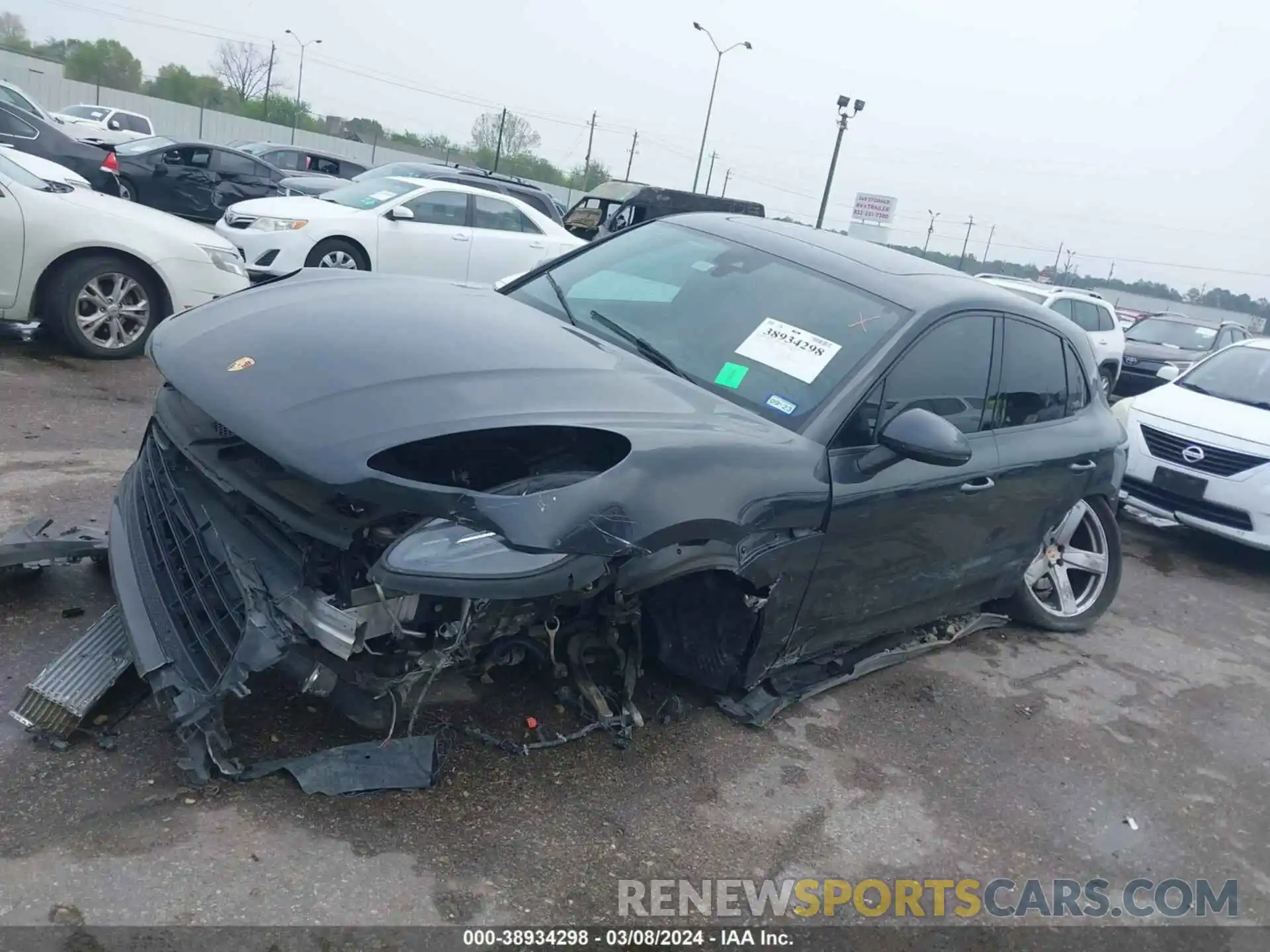 2 Photograph of a damaged car WP1AA2A59LLB00686 PORSCHE MACAN 2020