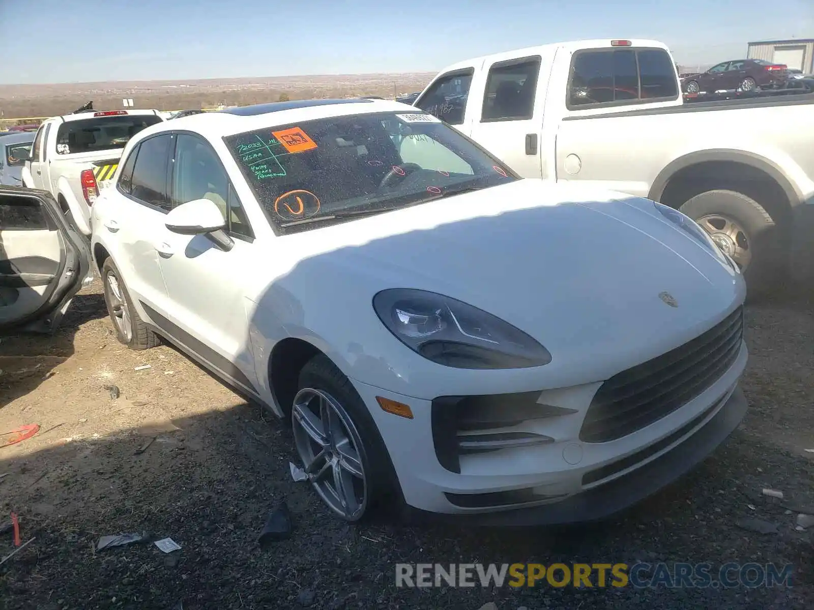 1 Photograph of a damaged car WP1AA2A59LLB01093 PORSCHE MACAN 2020