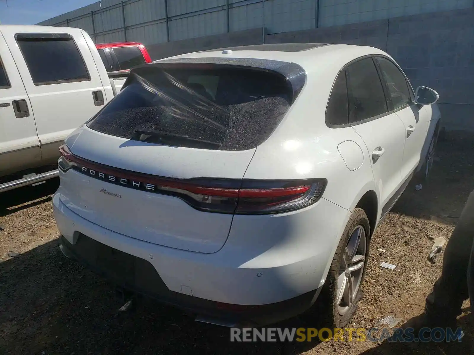 4 Photograph of a damaged car WP1AA2A59LLB01093 PORSCHE MACAN 2020