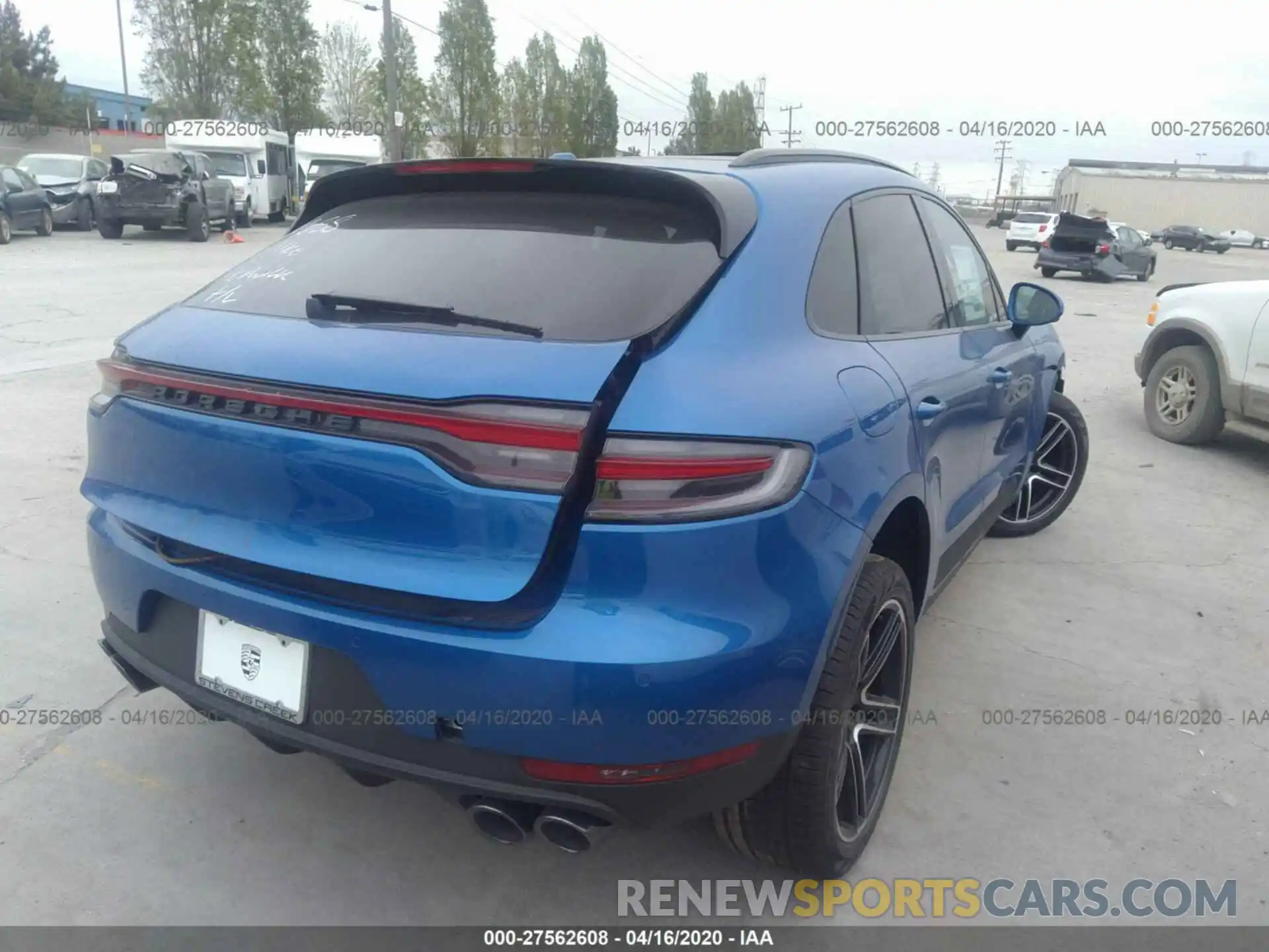 4 Фотография поврежденного автомобиля WP1AA2A59LLB01790 PORSCHE MACAN 2020