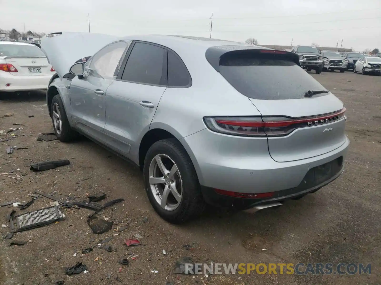 3 Photograph of a damaged car WP1AA2A59LLB04219 PORSCHE MACAN 2020