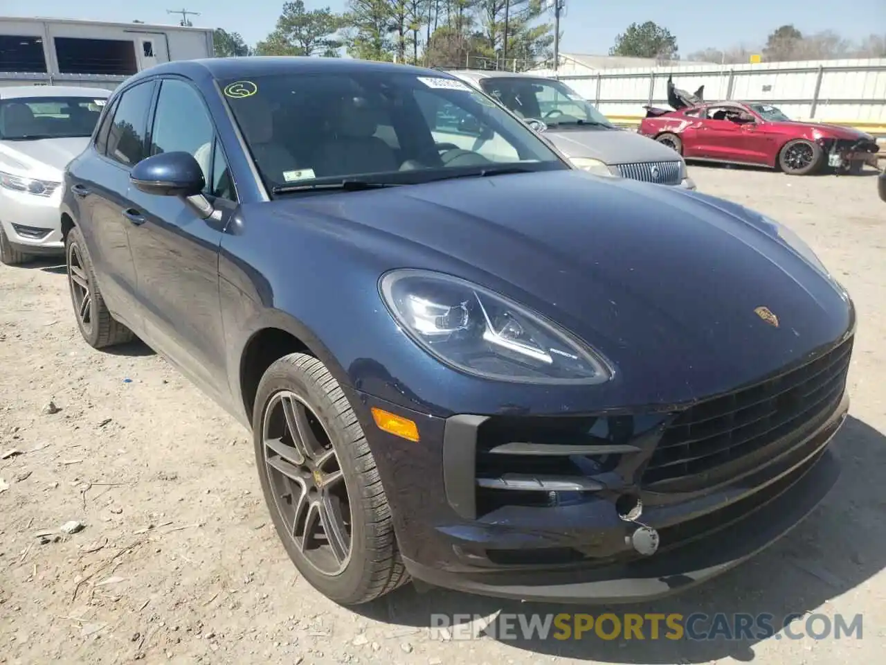 1 Photograph of a damaged car WP1AA2A59LLB04723 PORSCHE MACAN 2020