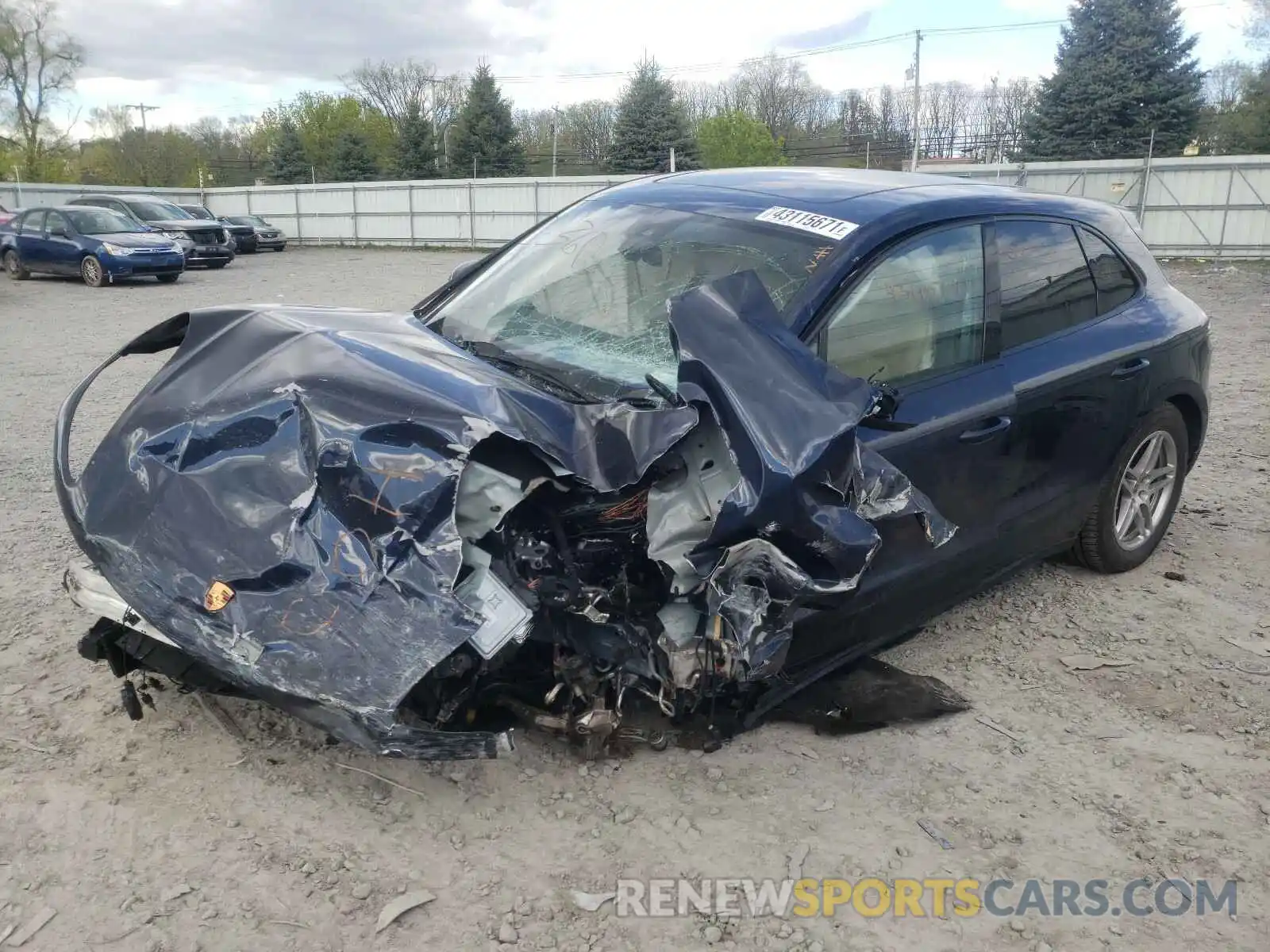 2 Photograph of a damaged car WP1AA2A59LLB11459 PORSCHE MACAN 2020