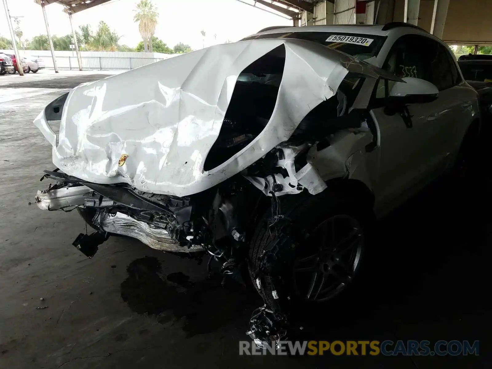 2 Photograph of a damaged car WP1AA2A59LLB11753 PORSCHE MACAN 2020