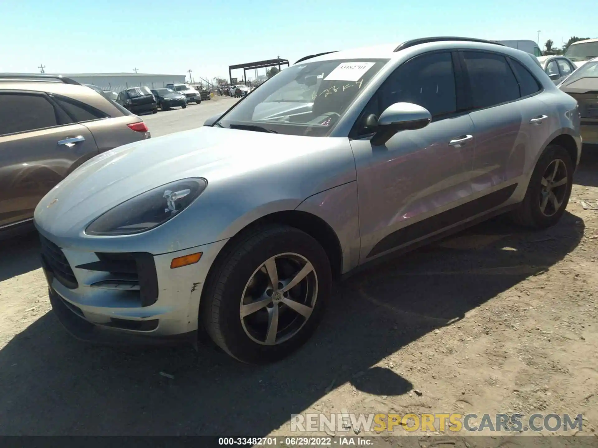 2 Photograph of a damaged car WP1AA2A59LLB13101 PORSCHE MACAN 2020