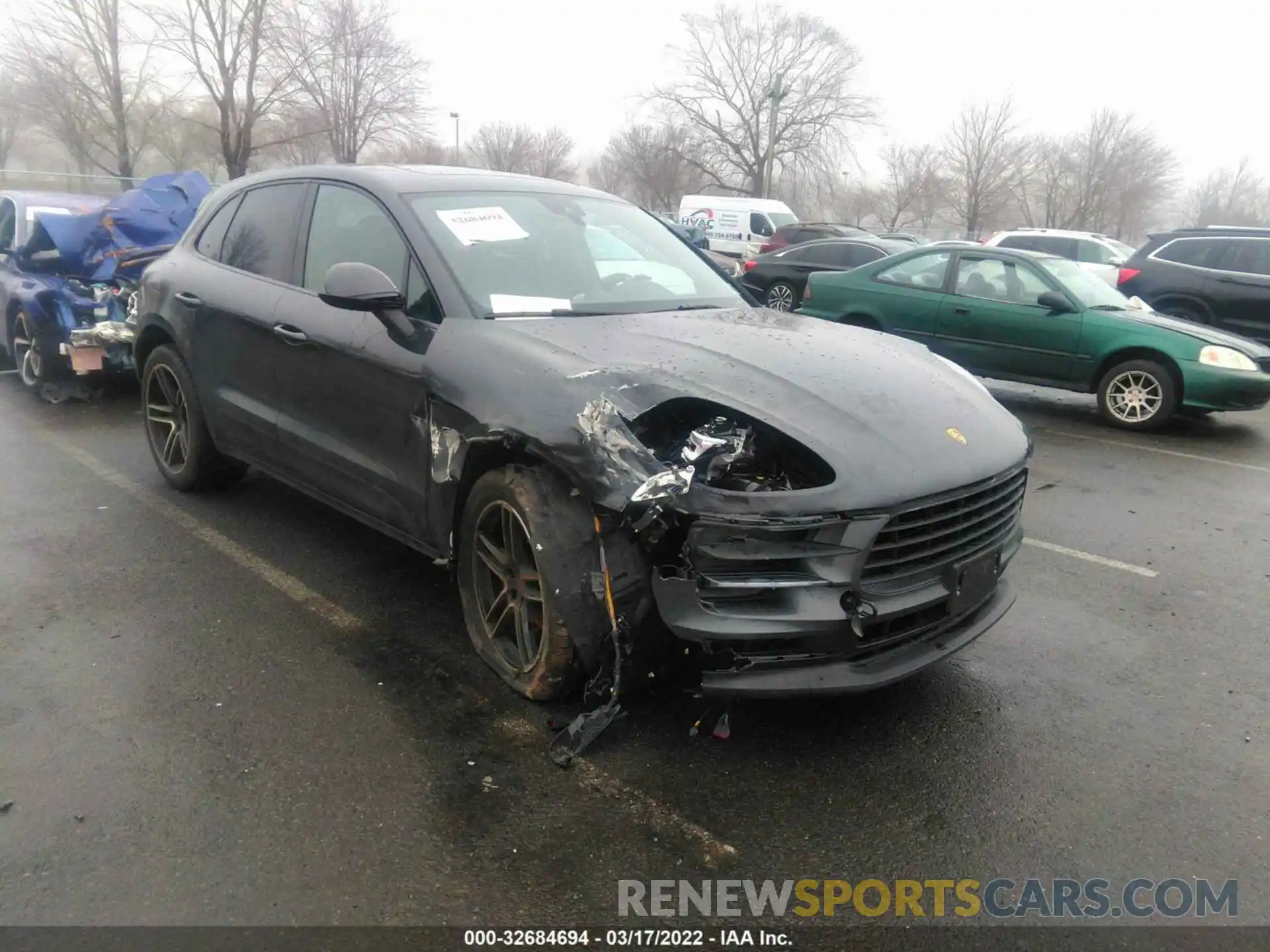 1 Photograph of a damaged car WP1AA2A59LLB13793 PORSCHE MACAN 2020