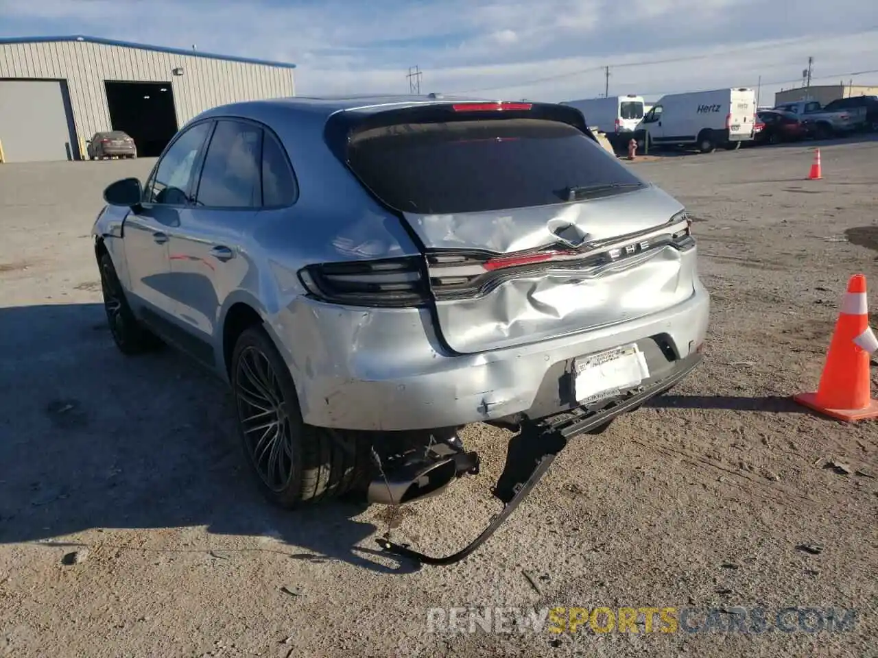 3 Photograph of a damaged car WP1AA2A59LLB14961 PORSCHE MACAN 2020