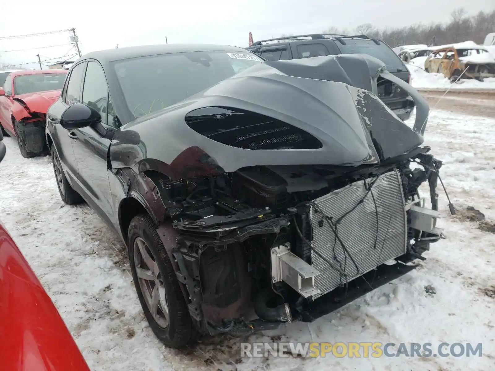 1 Photograph of a damaged car WP1AA2A5XLLB01037 PORSCHE MACAN 2020