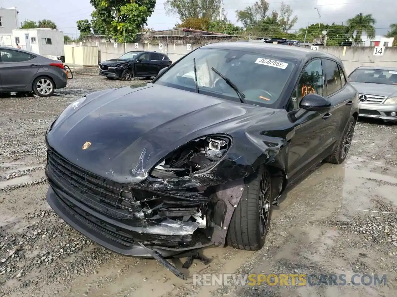 2 Photograph of a damaged car WP1AA2A5XLLB07484 PORSCHE MACAN 2020