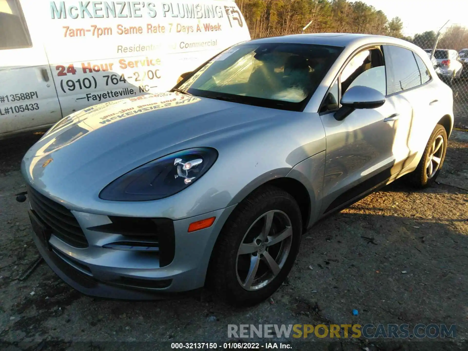 2 Photograph of a damaged car WP1AA2A5XLLB09512 PORSCHE MACAN 2020