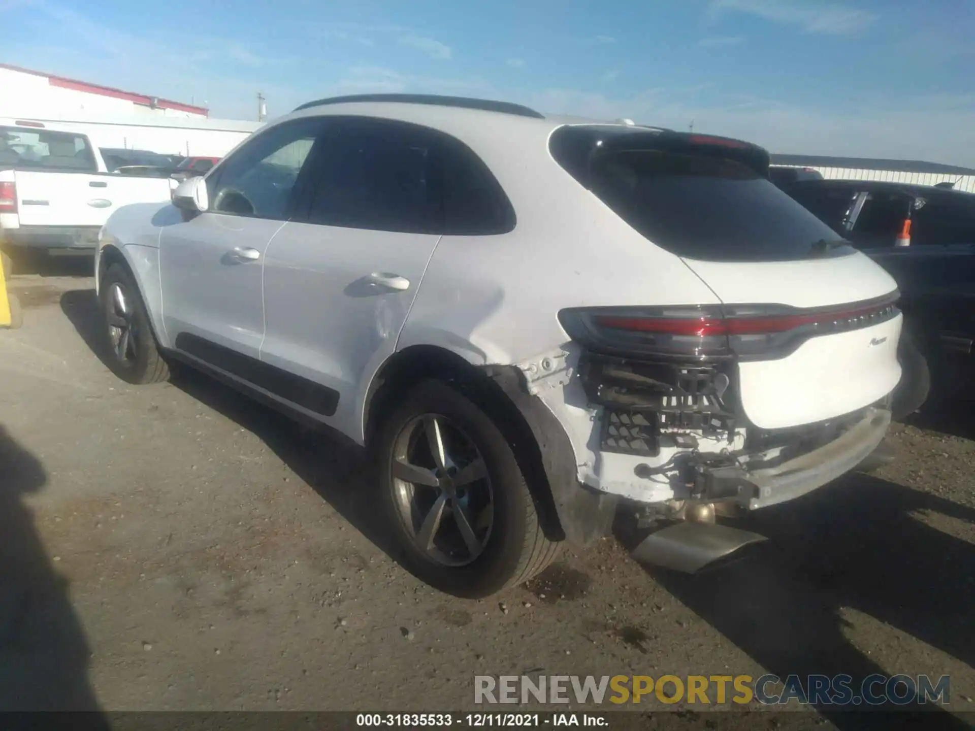 3 Photograph of a damaged car WP1AA2A5XLLB10644 PORSCHE MACAN 2020