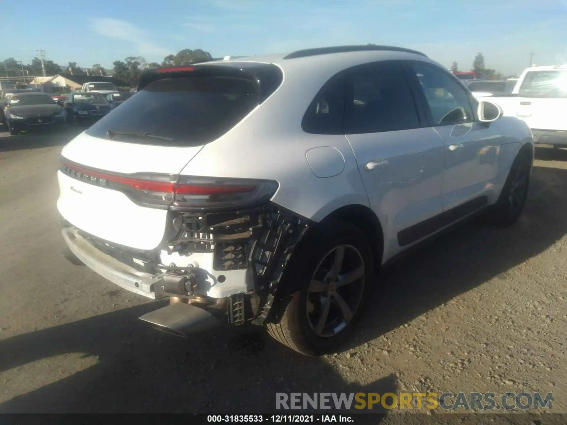 4 Photograph of a damaged car WP1AA2A5XLLB10644 PORSCHE MACAN 2020