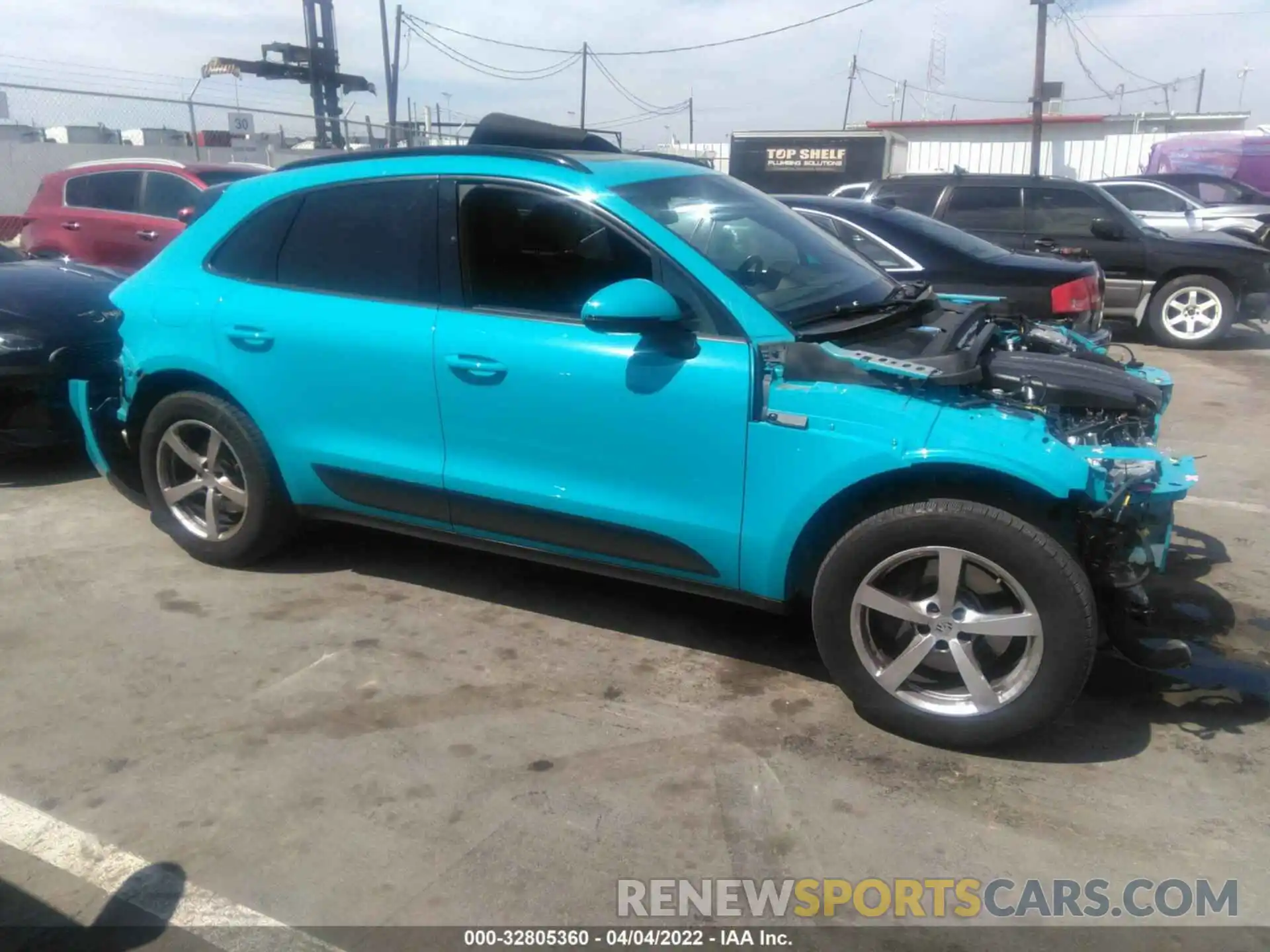 1 Photograph of a damaged car WP1AA2A5XLLB12247 PORSCHE MACAN 2020