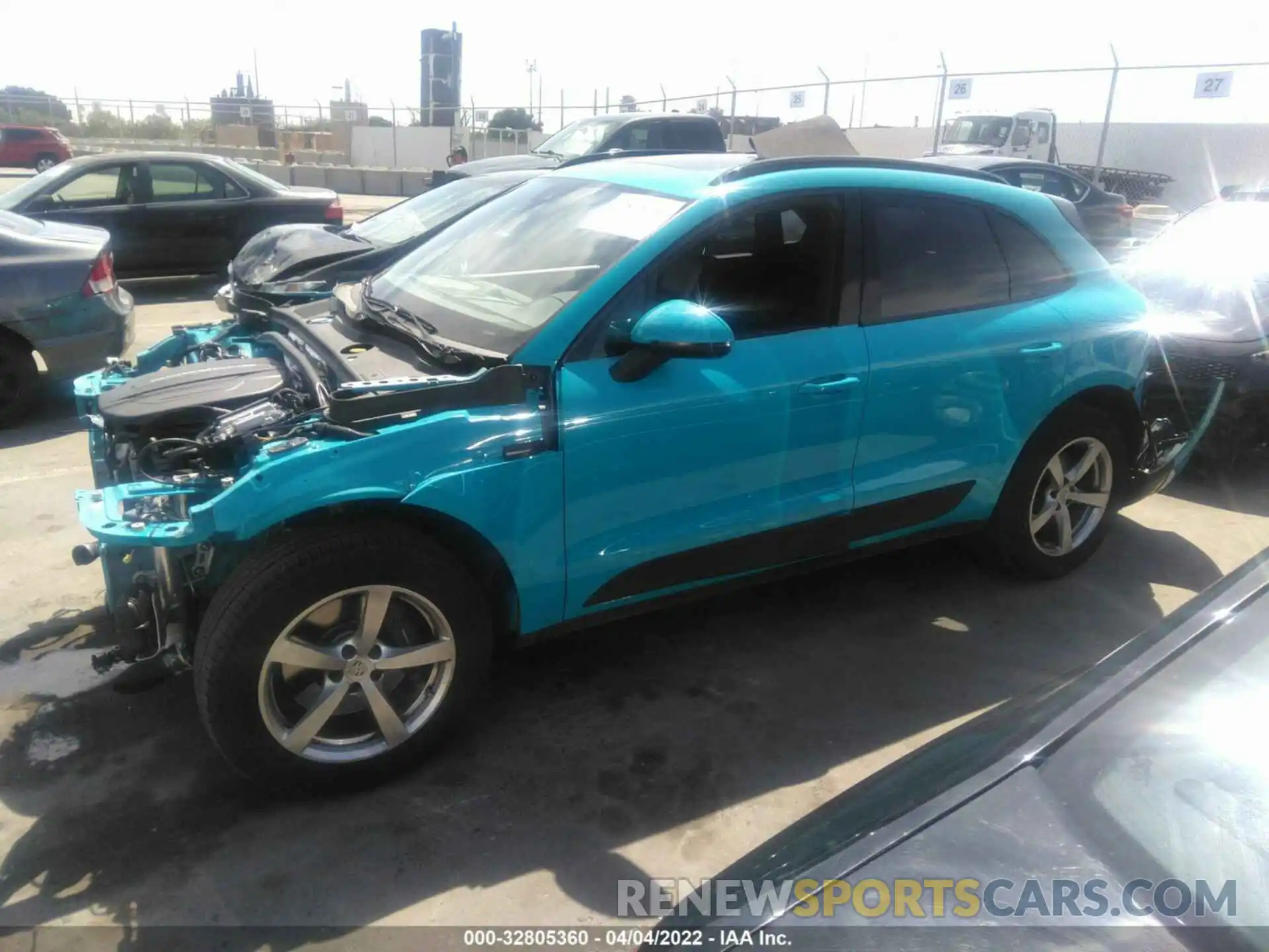 2 Photograph of a damaged car WP1AA2A5XLLB12247 PORSCHE MACAN 2020