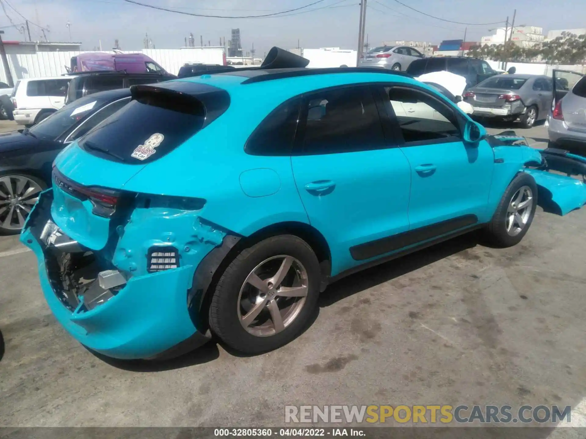 4 Photograph of a damaged car WP1AA2A5XLLB12247 PORSCHE MACAN 2020