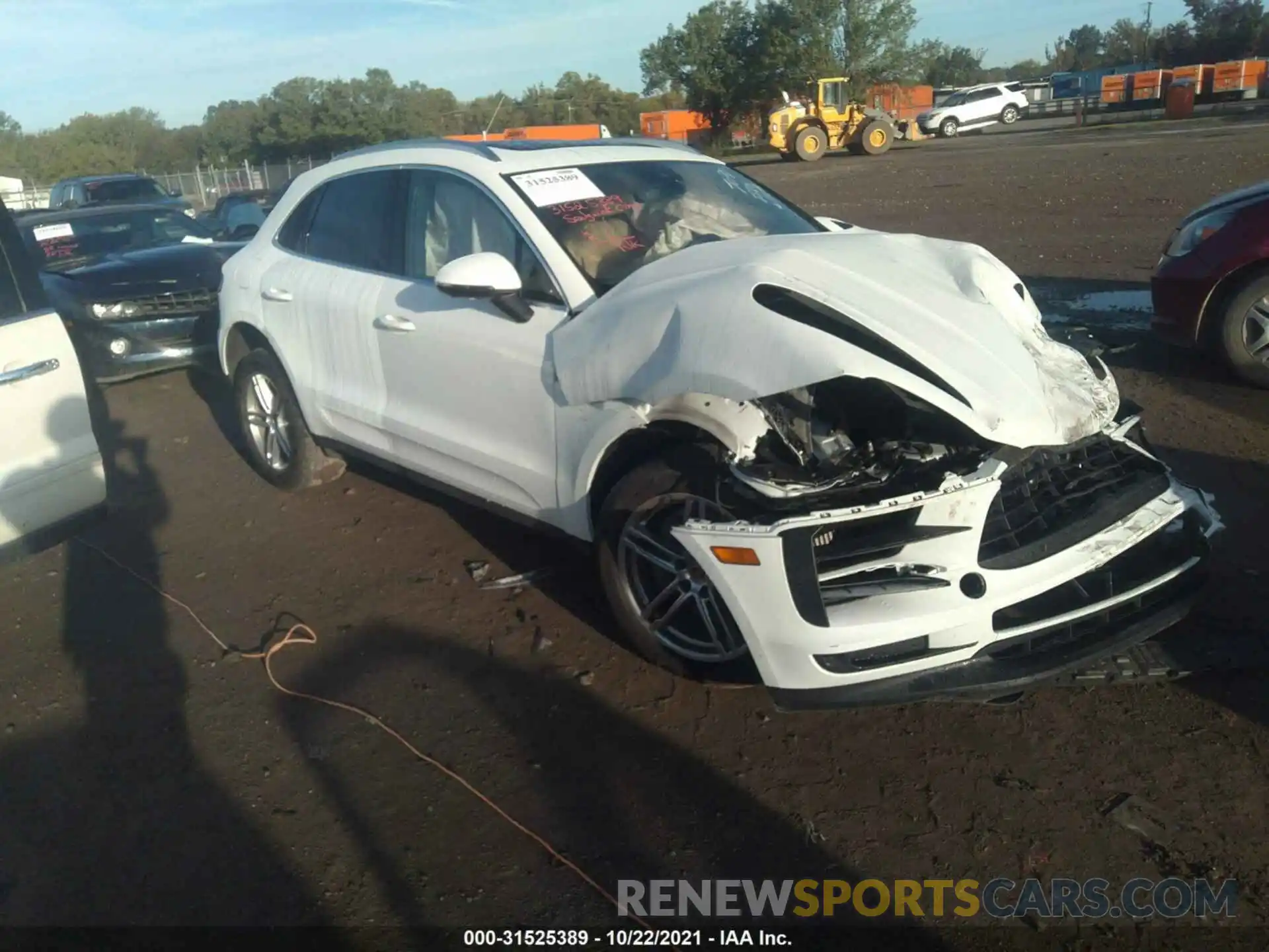 1 Photograph of a damaged car WP1AB2A50LLB31631 PORSCHE MACAN 2020