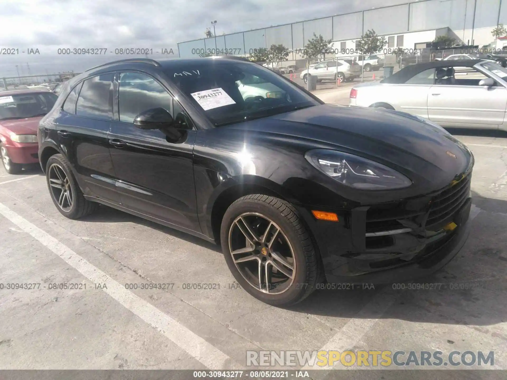 1 Photograph of a damaged car WP1AB2A50LLB36781 PORSCHE MACAN 2020