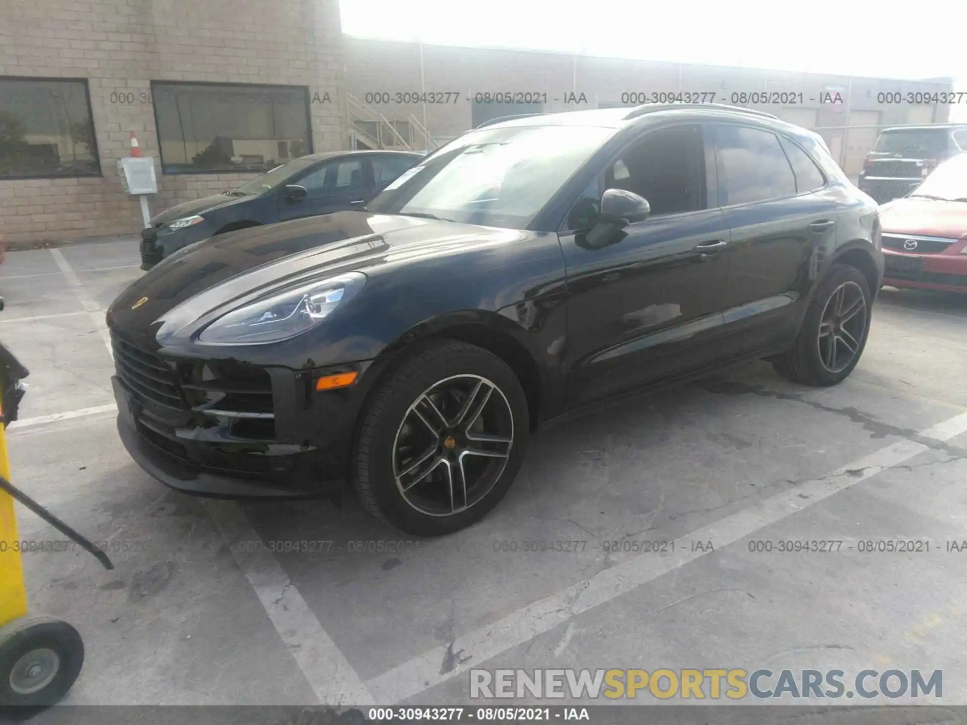 2 Photograph of a damaged car WP1AB2A50LLB36781 PORSCHE MACAN 2020