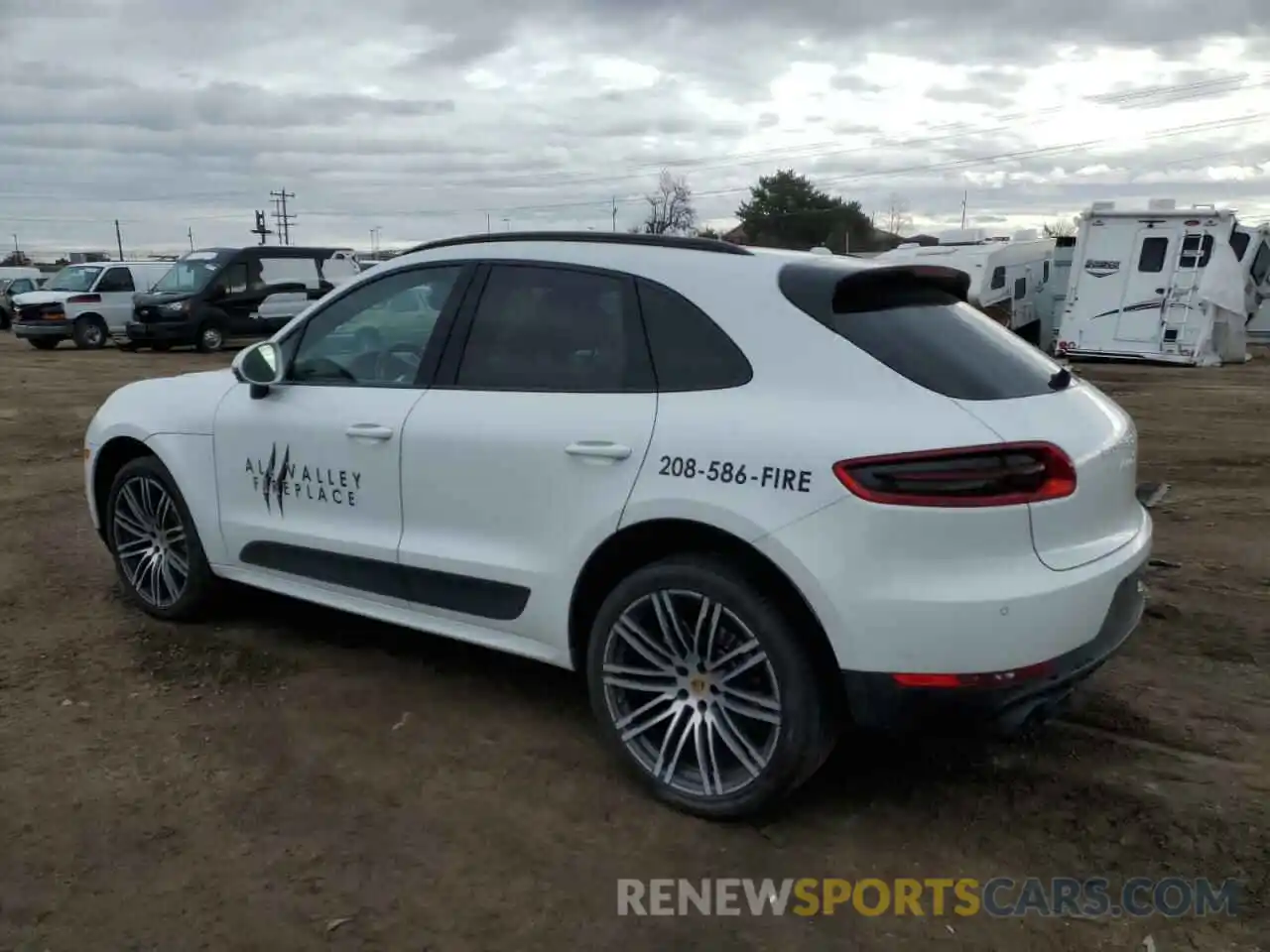 2 Photograph of a damaged car WP1AB2A51HLB15431 PORSCHE MACAN 2020