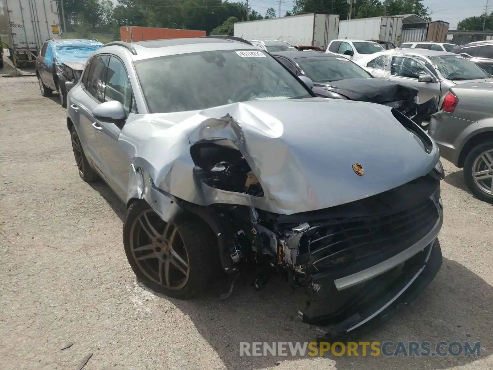 1 Photograph of a damaged car WP1AB2A51LLB30794 PORSCHE MACAN 2020