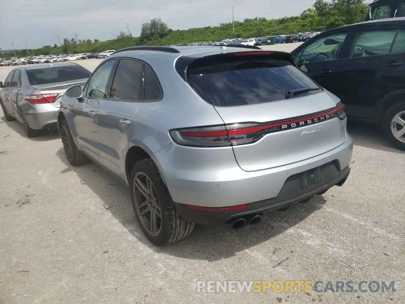 3 Photograph of a damaged car WP1AB2A51LLB30794 PORSCHE MACAN 2020