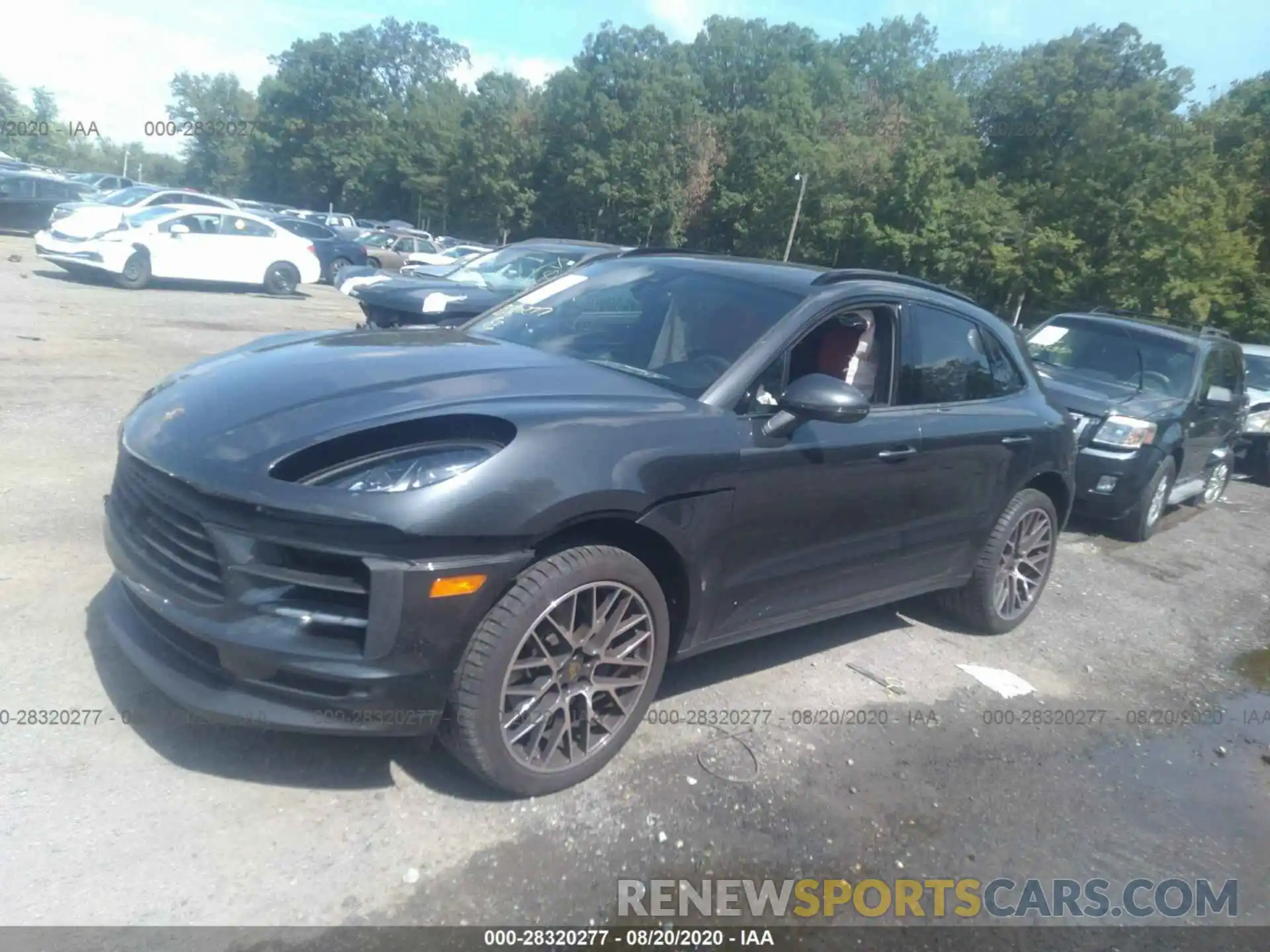 2 Photograph of a damaged car WP1AB2A51LLB31475 PORSCHE MACAN 2020