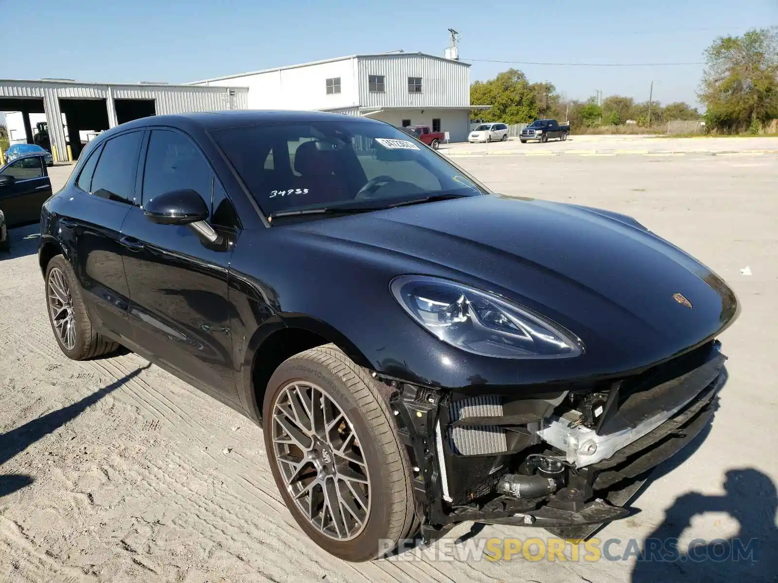 1 Photograph of a damaged car WP1AB2A51LLB33601 PORSCHE MACAN 2020