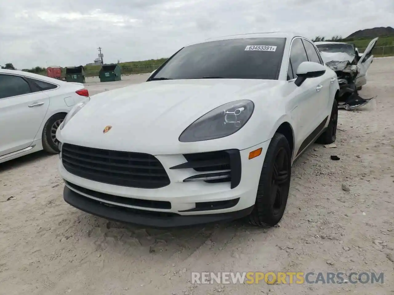 2 Photograph of a damaged car WP1AB2A51LLB33906 PORSCHE MACAN 2020