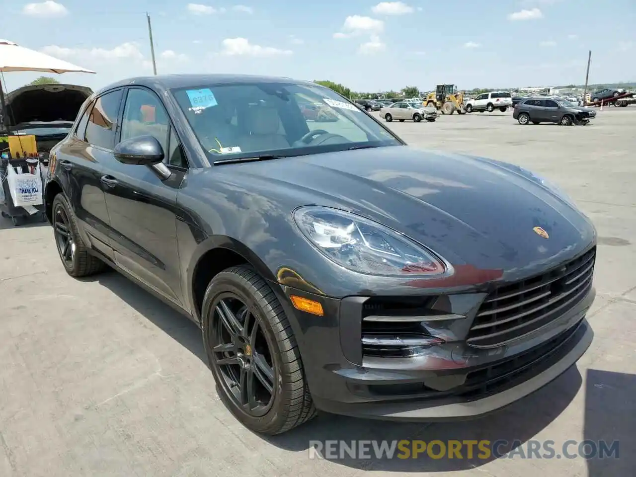 1 Photograph of a damaged car WP1AB2A51LLB37728 PORSCHE MACAN 2020