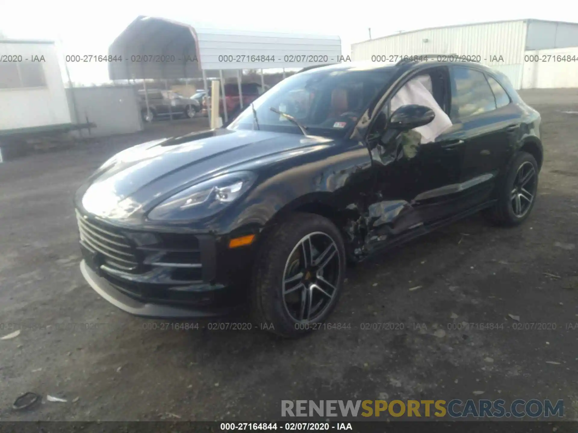 2 Photograph of a damaged car WP1AB2A52LLB34109 PORSCHE MACAN 2020