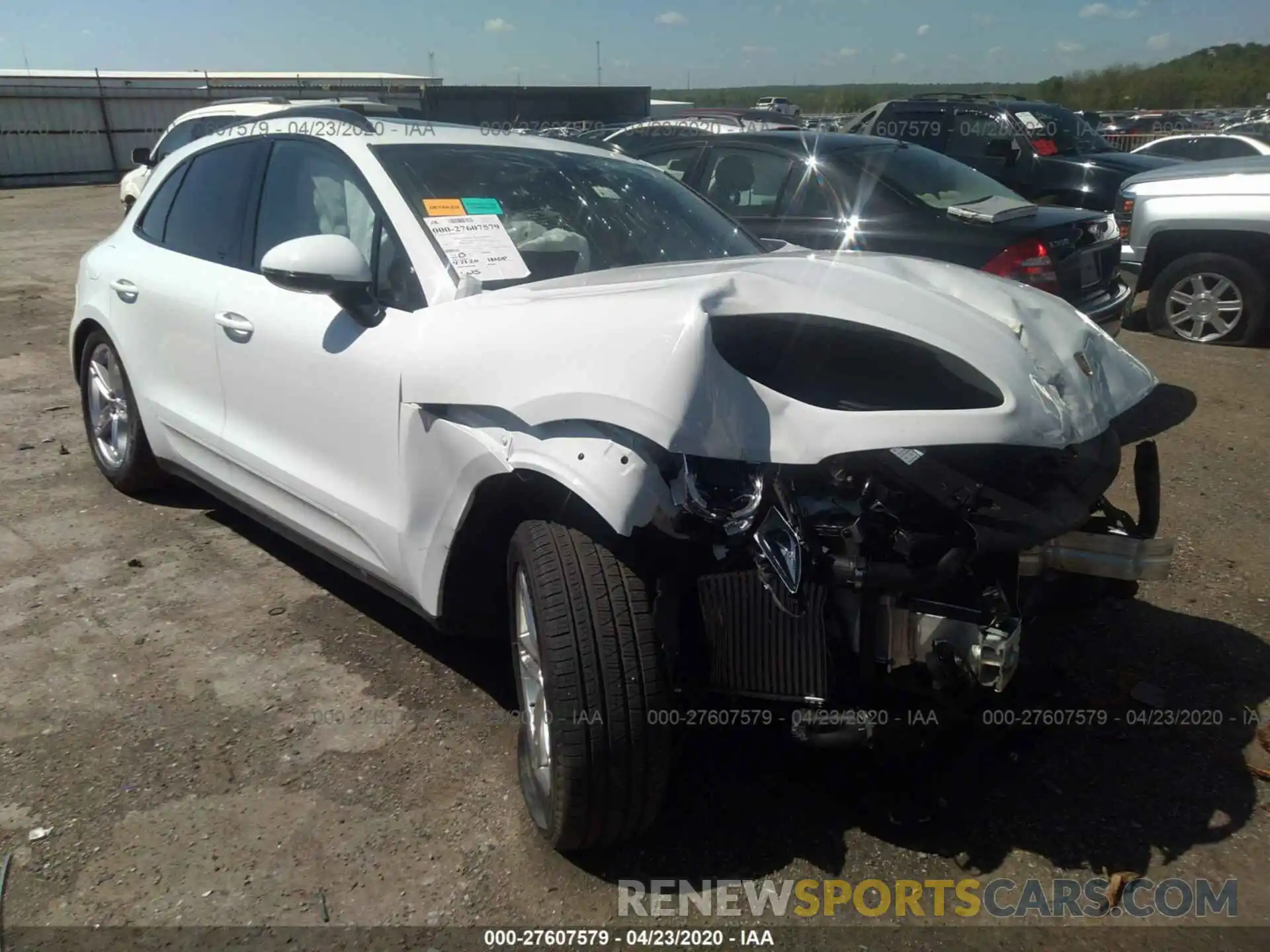 1 Photograph of a damaged car WP1AB2A52LLB35034 PORSCHE MACAN 2020