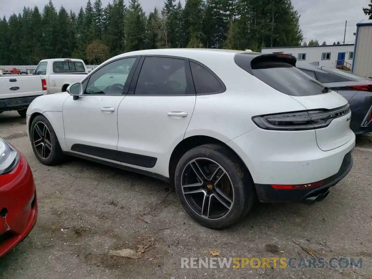 2 Photograph of a damaged car WP1AB2A53LLB32952 PORSCHE MACAN 2020