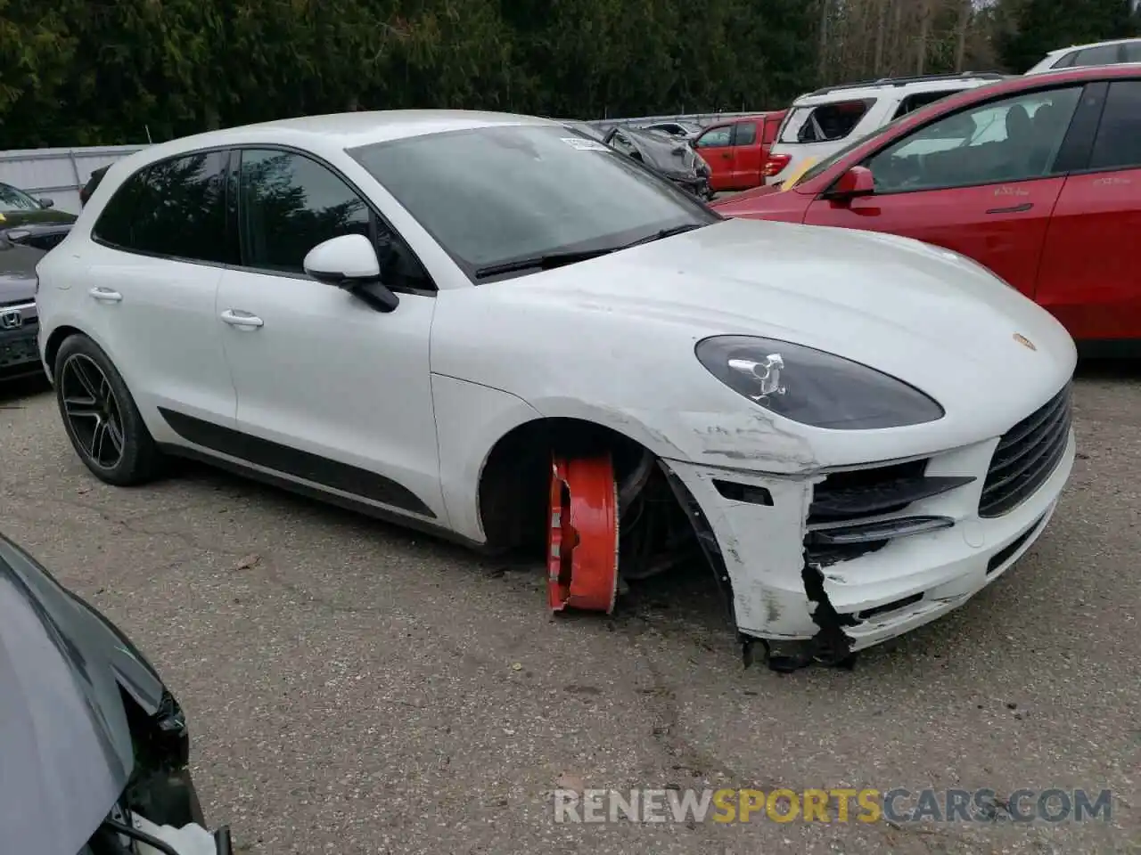 4 Photograph of a damaged car WP1AB2A53LLB32952 PORSCHE MACAN 2020